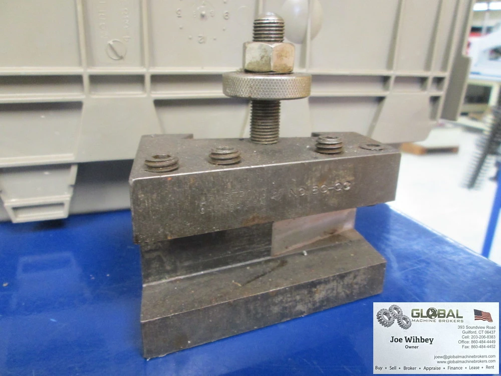 Armstrong 8B-QC 1-1/4"Max Tool Boring, Turing & Facing Angle Tool Post Holder