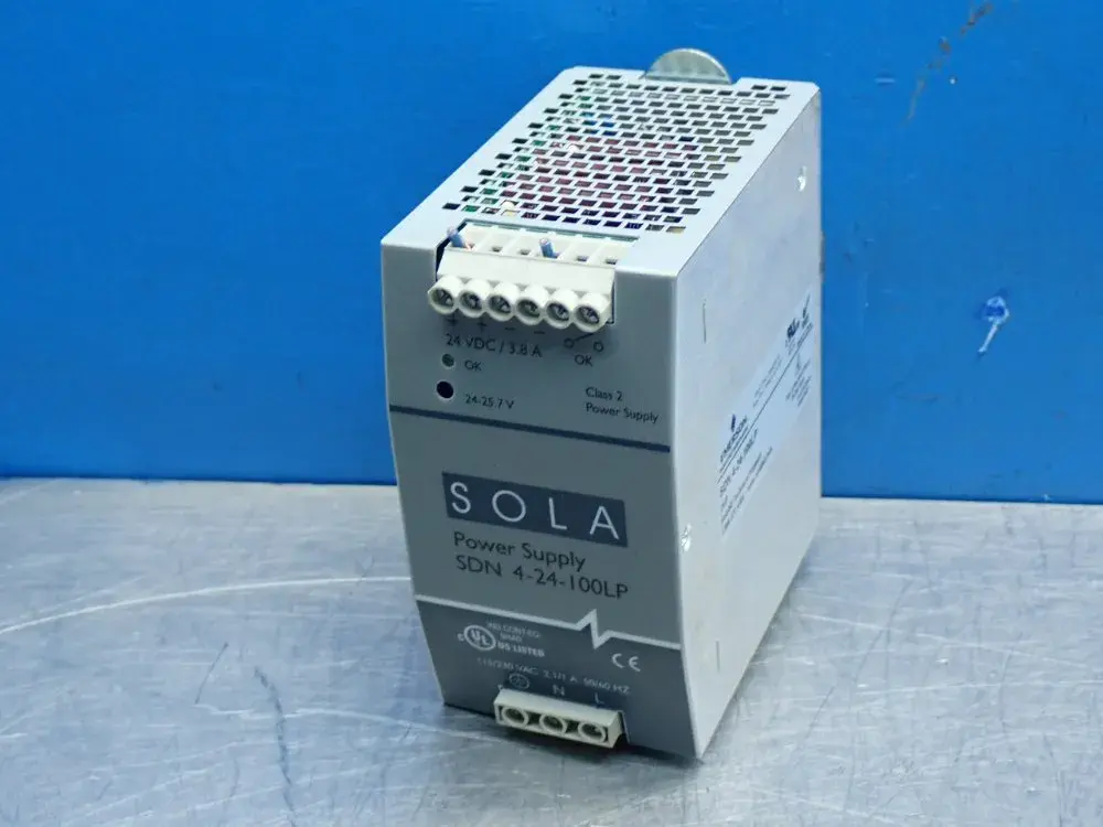 Used SOLA 424100LP DIN Rail Power Supplies Ohio US | HGR 24 #1150939