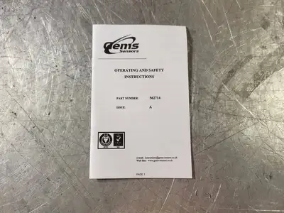 NEW GEMS SENSORS 562714