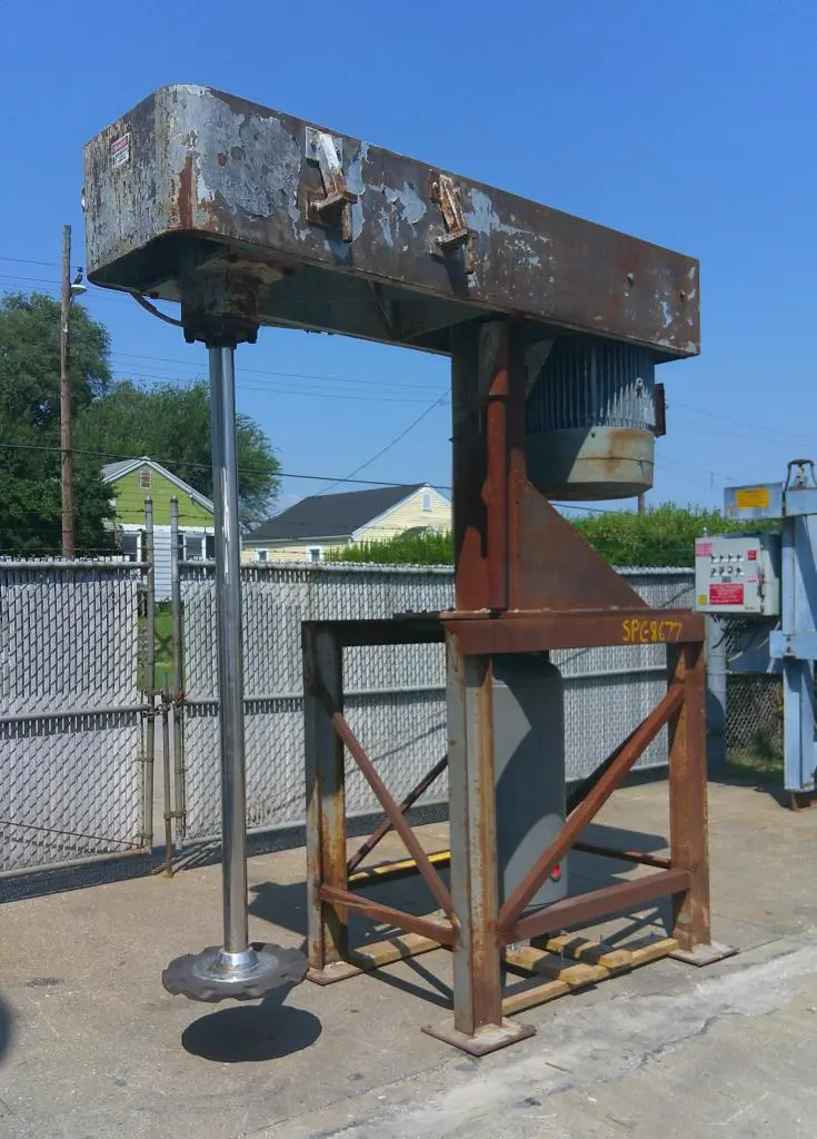 SPC8677  Mixer and Blender 100/50 hp Cowles disperser, air over oil lift