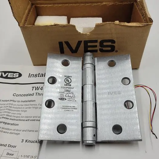 New | in-Stock IVES IVES TW4 ELECTRIC HINGE 5BB1 / 19BZ *NEW* IN BOX Misc Electrical & Power Parts | ND Industrial Surplus #1217900