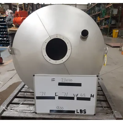 Surplus Shick Esteve Stainless Steel Concentric Scale Hopper 40 Cu/Ft