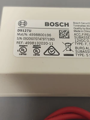 NEW Bosch D9127U
