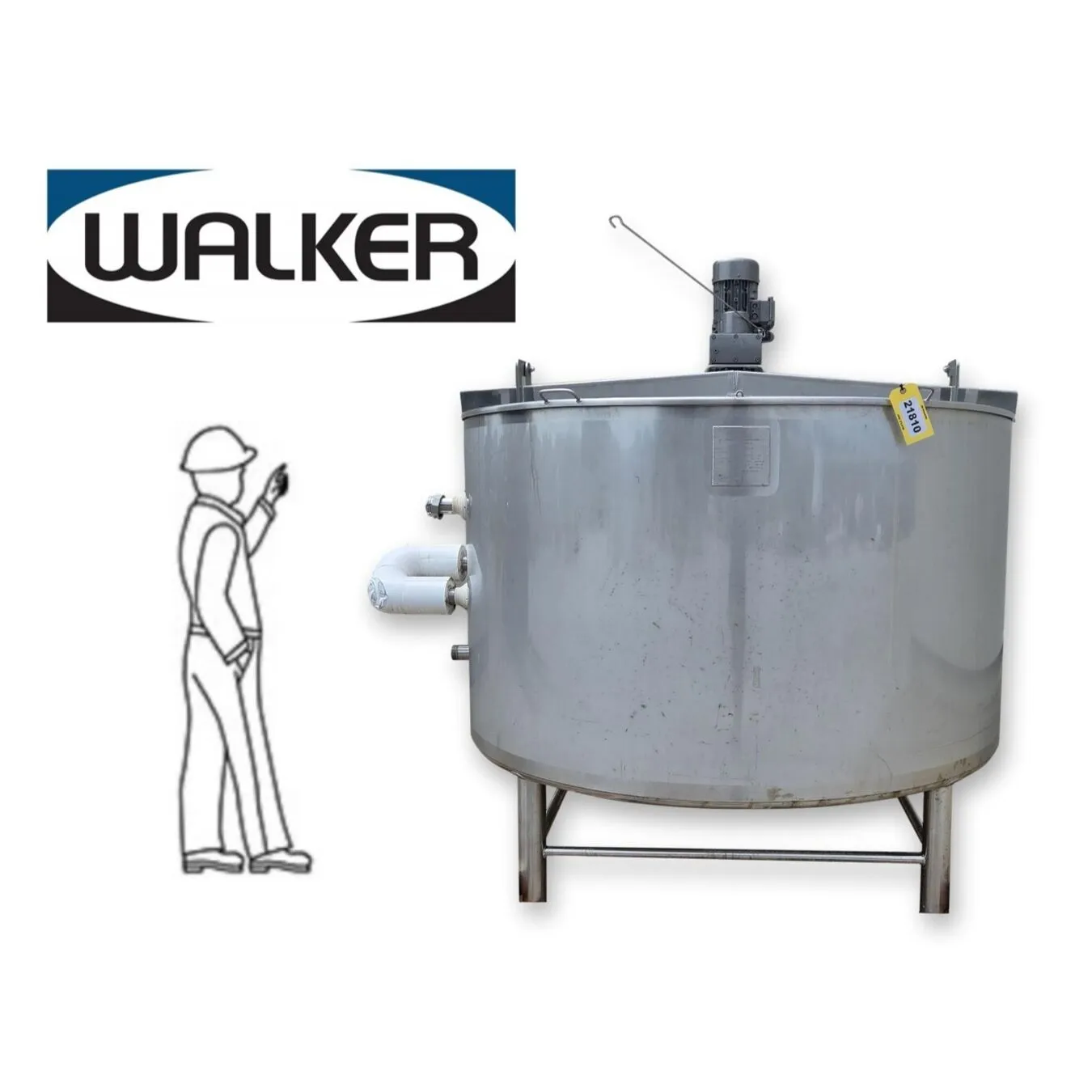 Used WALKER _UNKNOWN_ Stainless Steel Tanks West Virginia US | JM Industrial #1356991