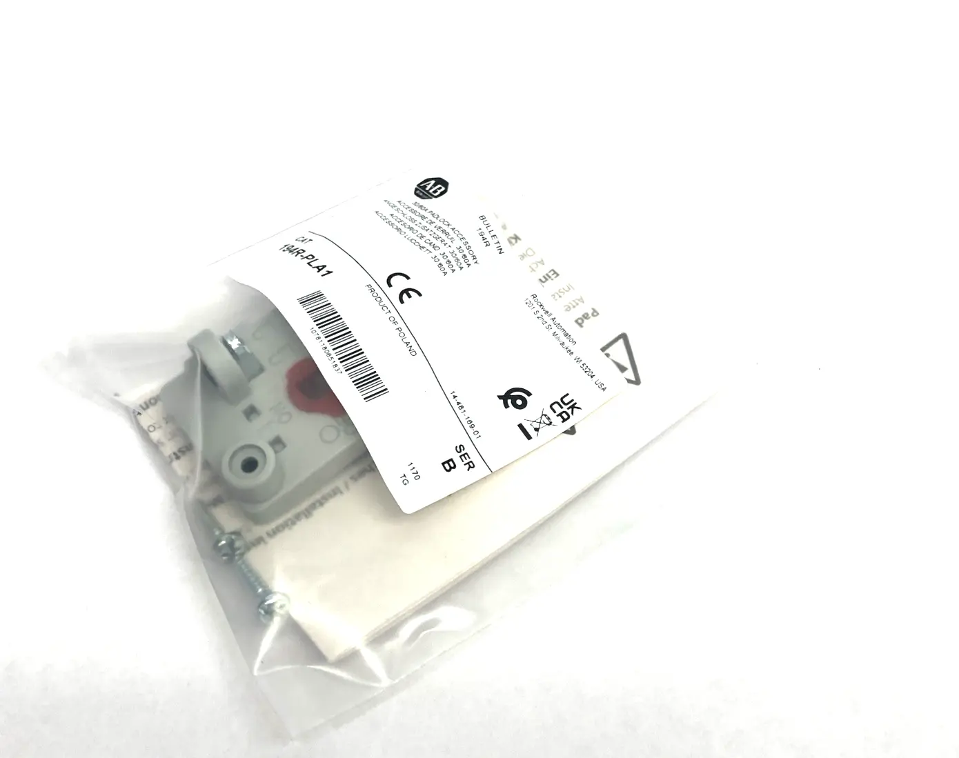 New | in-Stock Allen-Bradley Ser. B Padlock Switch Accessory, 30/60A Switch Parts Michigan US | Maverick Industrial Sales #1390667