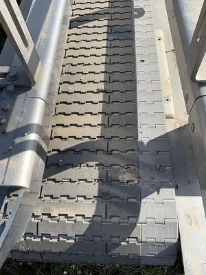 Conveyor, Belt, 12" x 33', S/st, Plastic Belt, Boxes #S744698
