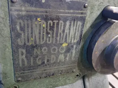 Used SUNDSTRAND MACHINE TOOL NO. 00 RIGIDMIL Plain Horizontal Mills Ohio US | HGR 24 #786921