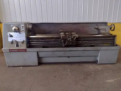 17" X 84" CLAUSING MODEL #17 ENGINE LATHE, 3" HOLE: STOCK #10292