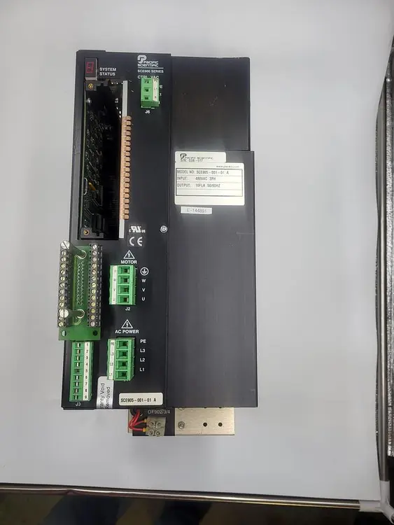 Used PACIFIC SCIENTIFIC PACIFIC SCIENTIFIC SCE905-001-01A (OR SCE905-001-01 A) DIGITAL BRUSHLESS SERVO DRIVE E-144891 Servo Drives | ND Industrial Surplus #1212203