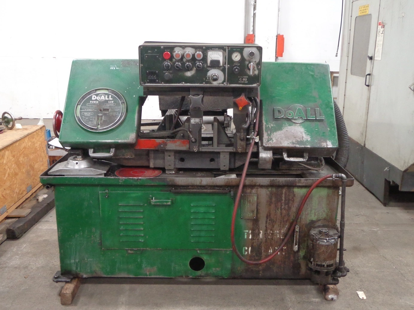 USED DOALL C-80 HORIZONTAL BAND SAW