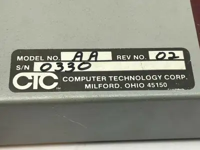 AA | Computer Technologies Corporation  Rev. 02 I/O Module - Used
