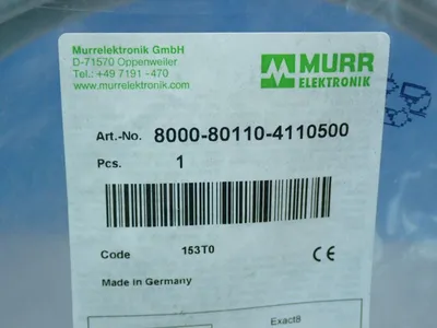 New | in-Stock MURR ELEKTRONIK 8000801104110500 Cable & Wire Ohio US | HGR 24 #1069988