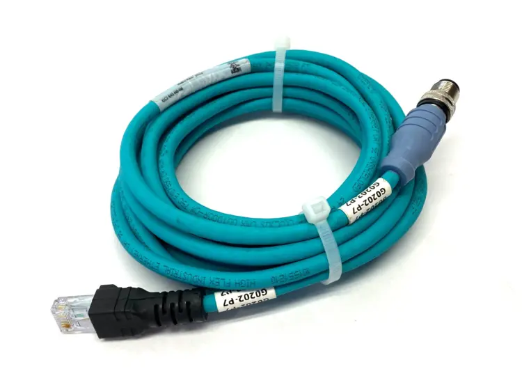 Used Turck Double Ended Ethernet Cordset RJ45 to M12 M/M U-04394 PLC Ethernet Equipment Michigan US | Maverick Industrial Sales #1402523