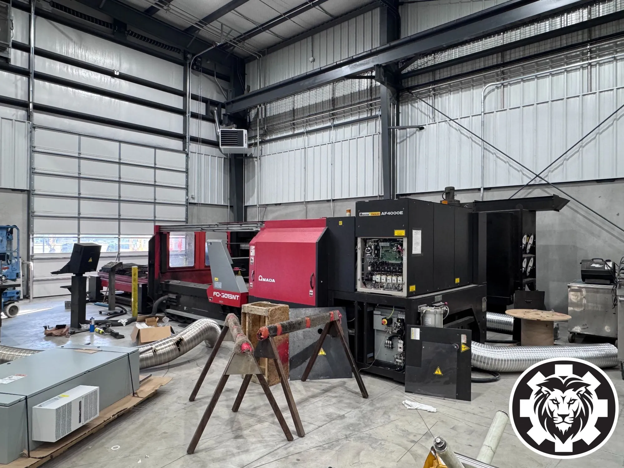 4000 Watt Amada F03015NT CO2 Laser, 2007 - OPEN TO OFFERS, 5' x 10' Table, Dust Collector