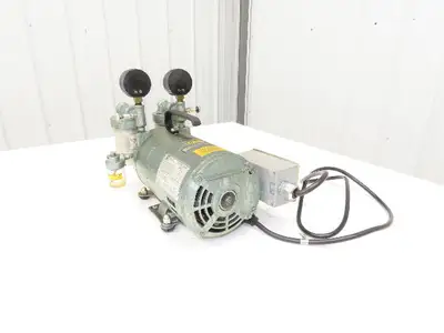 Emerson SA55NXGTC4143 Oil-Less  Rotary Vane Vacuum Air Pump 115VAC 1/3Hp 1725RPM