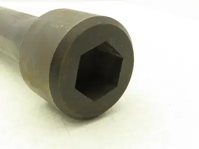 Cap Screw Bolt 2" x 18"L  12 Thread Black Oxide Allen Socket
