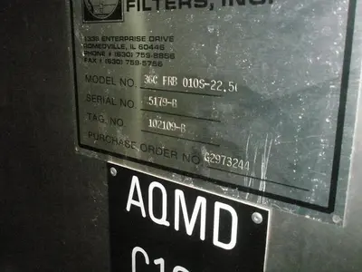 USED ENVIRONMENTAL FILTERS 36C-FRB010S-22.5
