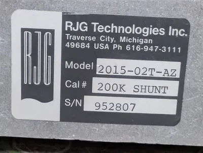 RJG Technologies Inc. 2015-02T-AZ Shunt Pressure Control Module Used