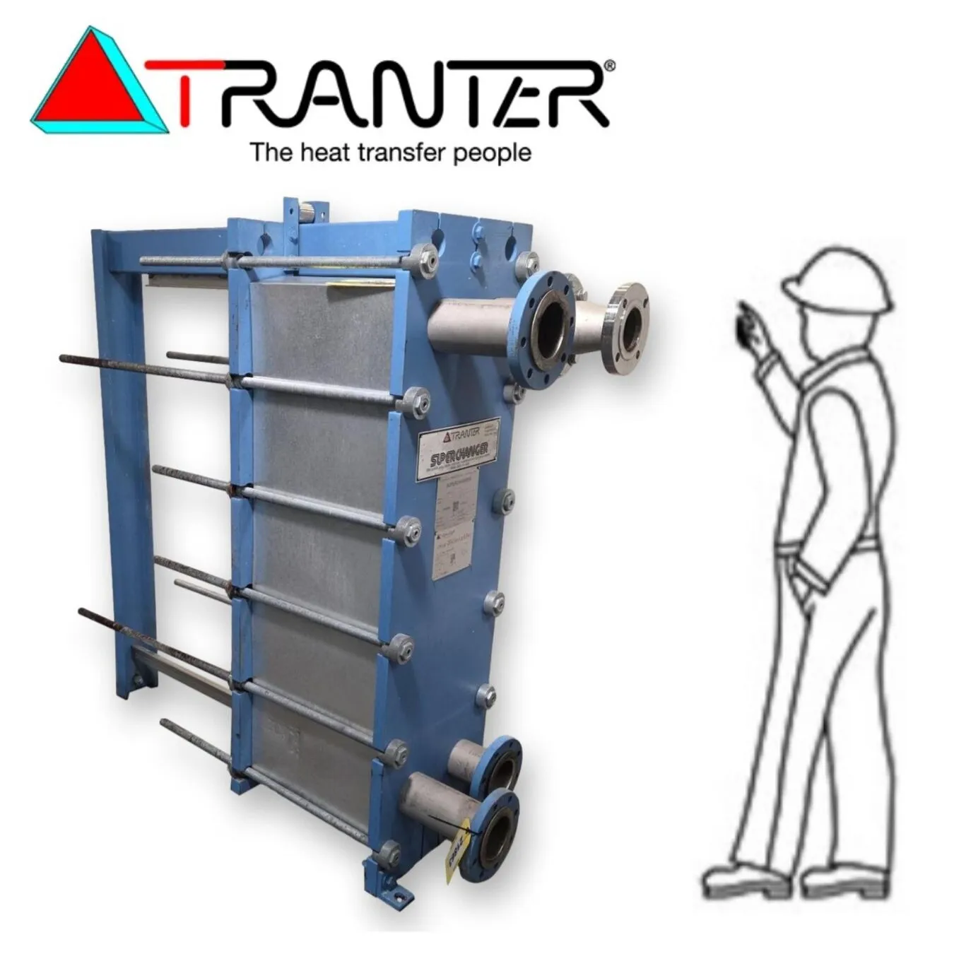 Used TRANTER INC GXD-042-H-5-NP-127 Heat Exchangers West Virginia US | JM Industrial #1418441