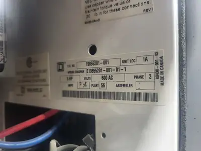 USED SQUARE D MODEL 6