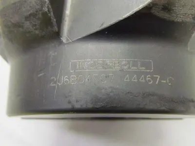 Ingersoll 4" Face Mill indexable Milling Cutter 1 1/2" Arbor 6-Inserts