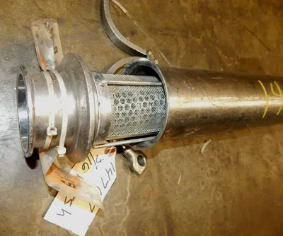 USED TRI CLOVER STREAMLINE STRAINER 3" INLINE STRAINER