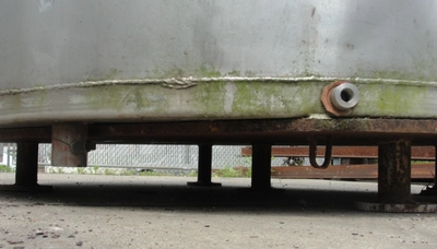 SPC7403  Tank 1,235 gallon vertical tank, Stainless Steel, flat