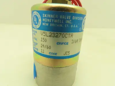 Honeywell Skinner V5L23270 Solenoid Valve 3-Way NC On/Off 120V 150 PSI 1/4"NPT