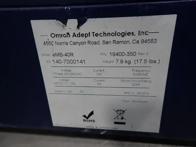 Used OMRON EMB40R Motion Controls Ohio US | HGR 24 #728066