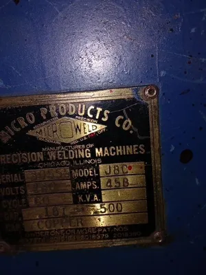MICRO-WELD J8C MICRO BUTT WELDER (14589) WELDERS, BUTT | Machinery International LLC (3)