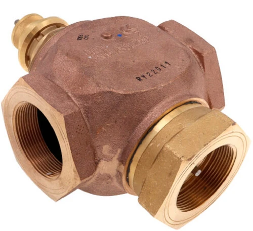 Johnson Controls VG7842GT 1/2" NPT 3 Way Mixing Valve Body, 4.6 Cv [New]