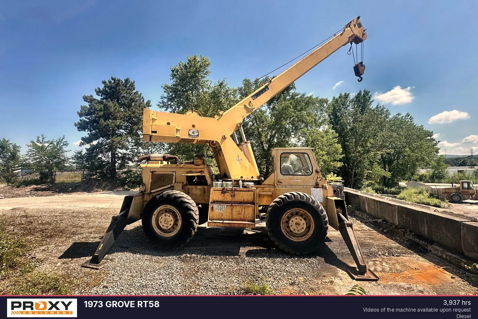 Used 1973 GROVE RT58 Mobile Cranes Pennsylvania US | Proxy Equipment #1382942