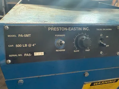 PRESTON EASTIN PA-5MT WELDING POSITIONERS | Turner's Machinery (2)
