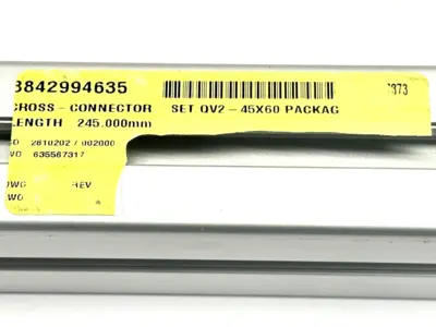 3 842 994 635 | Bosch Rexroth 3842994635 Cross Connector QV2 45X60 245mm LOT OF 2 - New Other