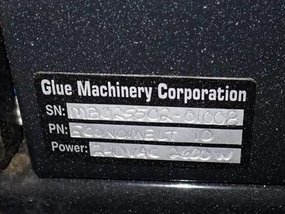 USED GLUE MACHINERY CORPORATION ECONOMELT 10