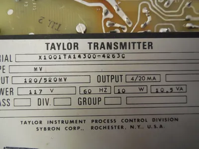 TAYLOR X1001TA14300-4263C PC BOARD SK17453H X1001TA143004263C