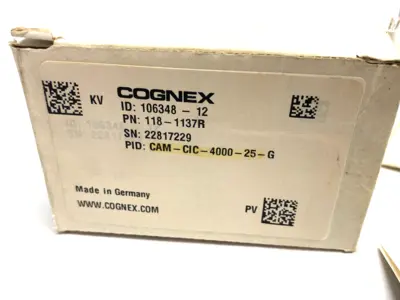 NEW COGNEX GIGE INDUSTRIAL INSPECTION AREA-SCAN CAMERA