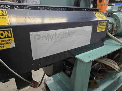 1.5" Polytruder Extruder 24:1 L/D Ratio, 10 HP AC Motor