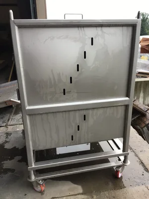 Sartorius Stedim FXS102259 STD Palletank Cubical Stainless Steel Max Dynamic Load 3600Lbs