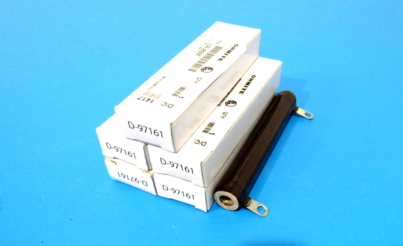 LOT OF 5 NEW OHMITE L50J800E RESISTORS
