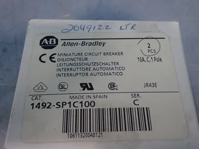 New | in-Stock ALLEN BRADLEY 1492SP1C100 Circuit Breakers Ohio US | HGR 24 #864378