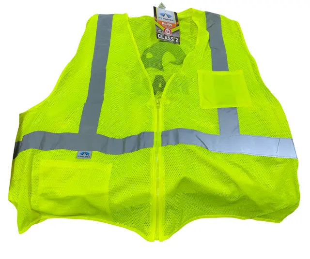 Pyramex RAM Hi-Vis Safety Vest Type R Class 2 Size 4XL