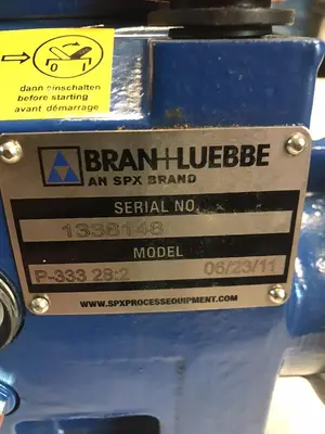 New | in-Stock SPX BRAN LEUBBE P-333 28.2 Pumps | Surplus Asset Holdings #1206187