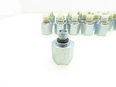 Straight Female Connector Fitting 3/8" FNPT x M12 O-ring Hose Flare  Lot of 35
