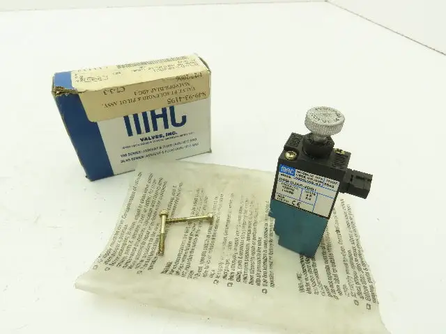 MAC DPB-DJAP-4DG1 Pneumatic Solenoid Valve 120V