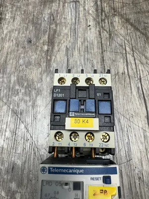 Used Telemecanique LP1 D1201 CONTACTOR W/ LRD 0.63-1A Misc Electrical & Power Parts South Carolina US | ESS Industrial Equipment Sales #1403860