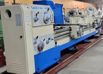40 x 160 SAMSTAR HEAVY DUTY GAP BED ENGINE LATHE