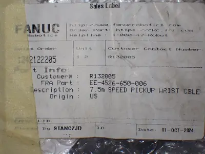 New | in-Stock FANUC EE4526650006 Robot Parts Ohio US | HGR 24 #1132214