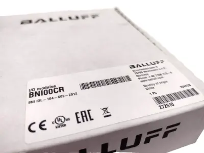 New | in-Stock Balluff I/O Module IO-Link Sensor/Actuator Hub M12 BNI IOL-104-S02-Z012 PLC Input & Output Michigan US | Maverick Industrial Sales #1392866