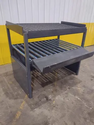 59" X 36" X 52" STEEL PARTS TABLE: STOCK #20614